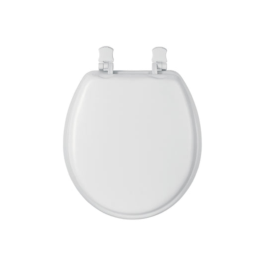 AAWC-40B Asiento redondo acojinado para WC, cerrado, blanco, FOSET