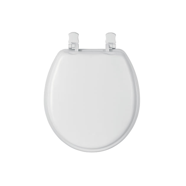 AAWC-40B Asiento redondo acojinado para WC, cerrado, blanco, FOSET