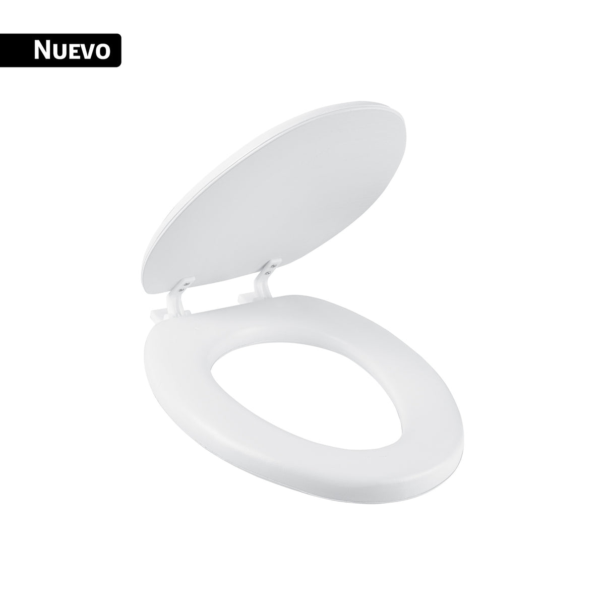 Asiento WC Elongado Acojinado Foset AAWC-45B | Polipropileno PVC