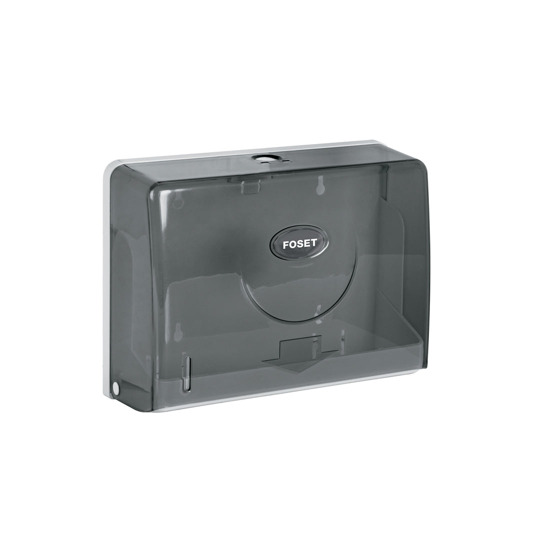 ABP-31H Dispensador chico para toallas de papel, humo, FOSET BASIC