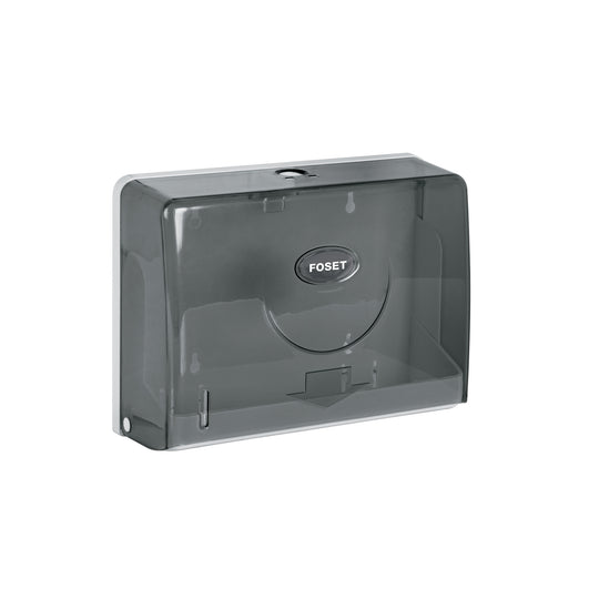 ABP-31H Dispensador chico para toallas de papel, humo, FOSET BASIC