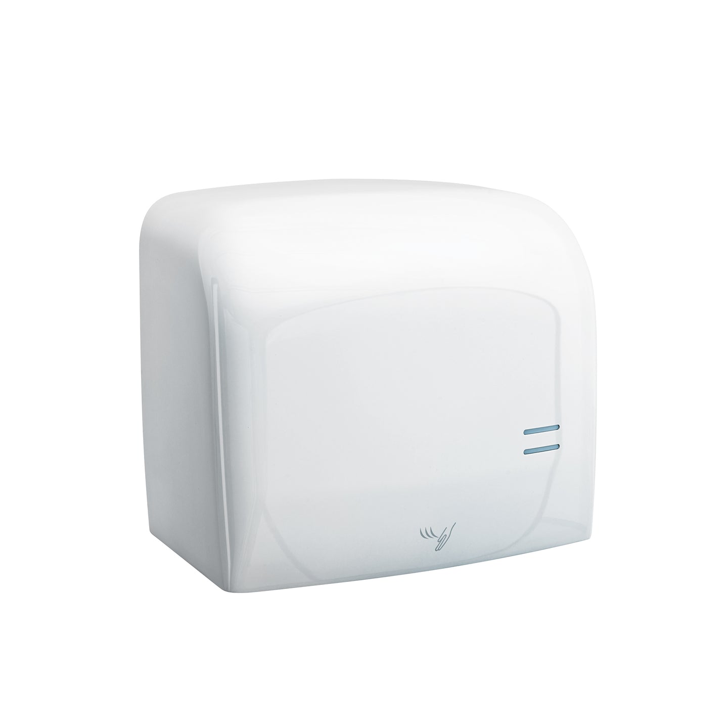 ABP-60B Secador de manos con sensor óptico, acero, blanco, FOSET