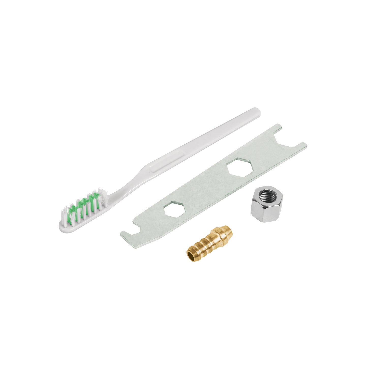 AC-PIPI-200 Accesorios (llave, cepillo, tuerca y espiga) p/PIPI-26 y 27
