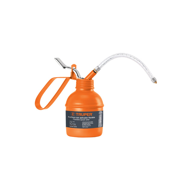 ACEF-300 Aceitera de 300 ml (10 oz) con aplicador flexible, Truper