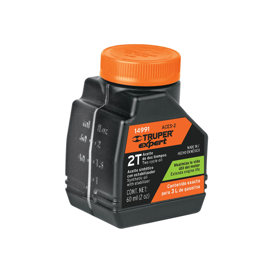 ACES-2 Aceite sintético para motor de 2 tiempos, 60 ml