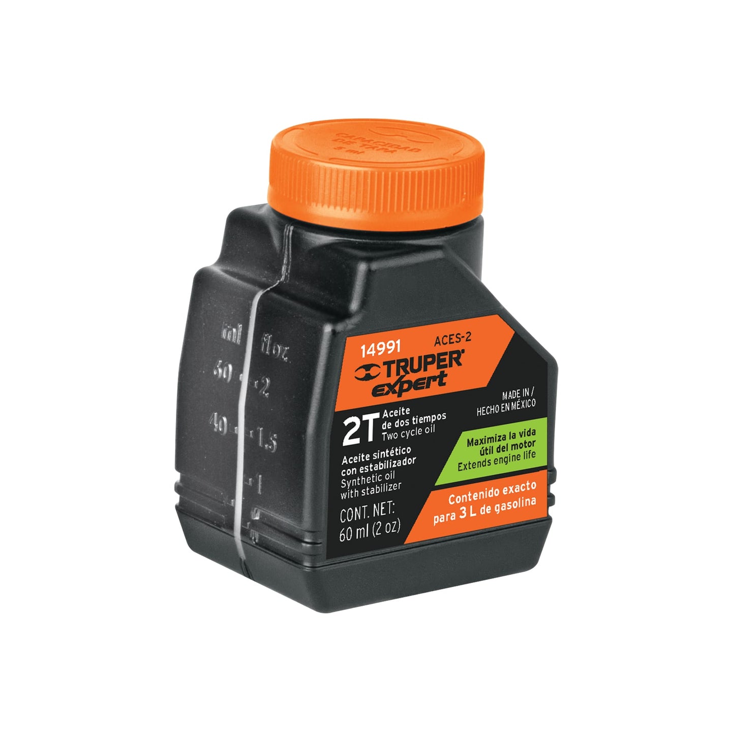 ACES-2 Aceite sintético para motor de 2 tiempos, 60 ml