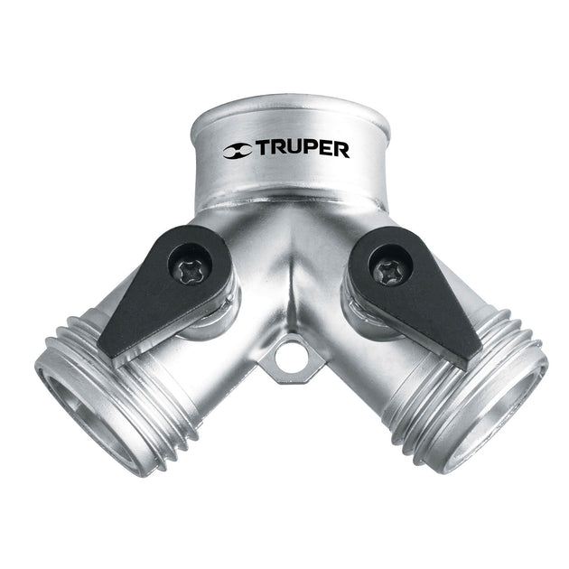 AD-2 Conector "Y" 3/4" metálico para manguera, Truper