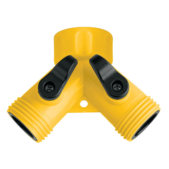 AD-2P Conector "Y" 3/4" plástico para manguera, Pretul
