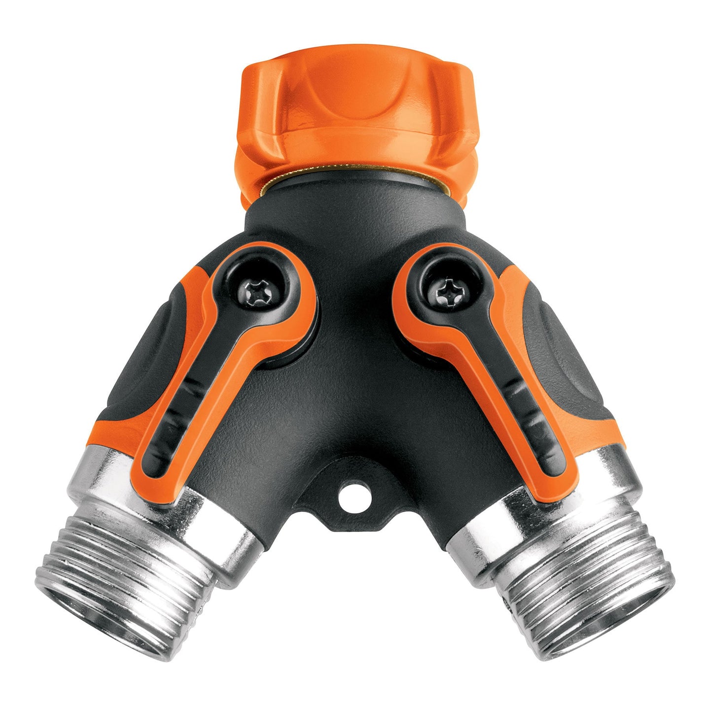 AD-2R Conector "Y" 3/4" metálico con recubrimiento para manguera