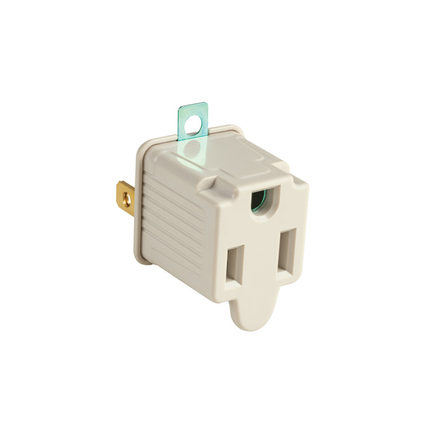 AD-32G-G Adaptador 3 a 2, gris, a granel, Volteck