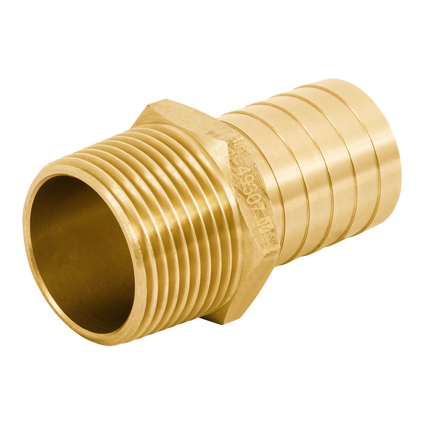 ADPO-1M Adaptador macho de latón 1" para poliducto, FOSET
