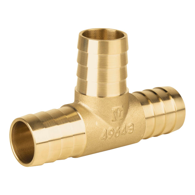 ADPO-1T Tee inserción macho latón 1" para poliducto negro, FOSET