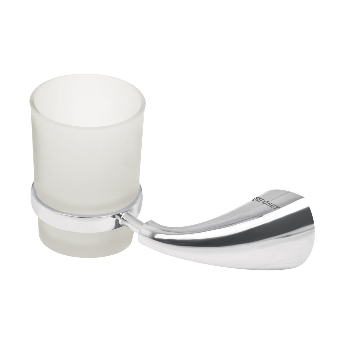 AEA-71 Portavaso cepillero metálico con vaso de vidrio, FOSET AERO