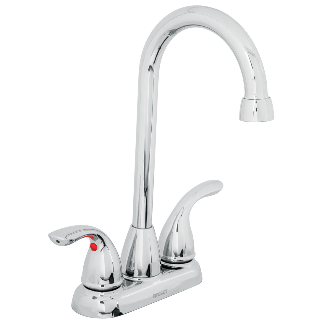 AEM-43 Mezcladora 4" cuello tipo bar para lavabo, FOSET AERO