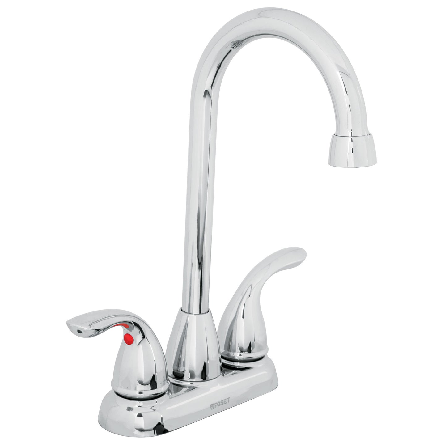 AEM-43 Mezcladora 4" cuello tipo bar para lavabo, FOSET AERO