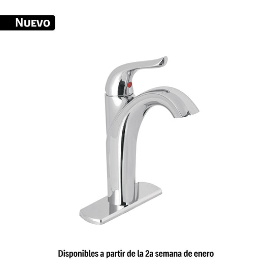 AEM-46 Monomando alto lavabo, cromo, FOSET AERO