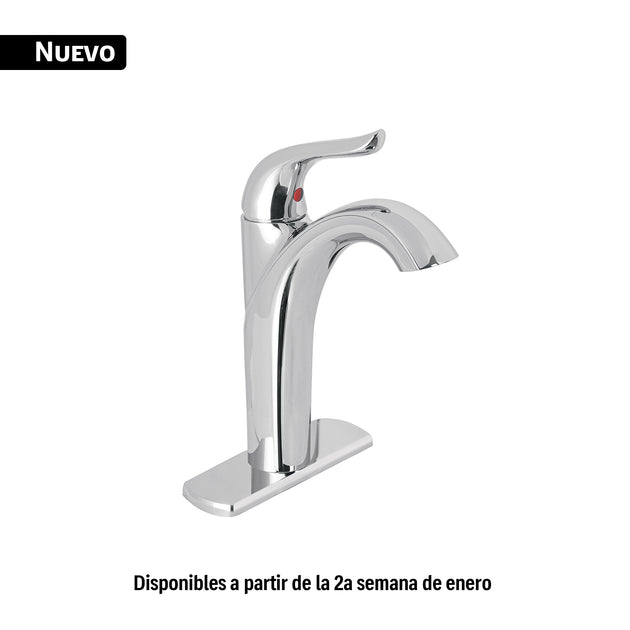 AEM-46 Monomando alto lavabo, cromo, FOSET AERO