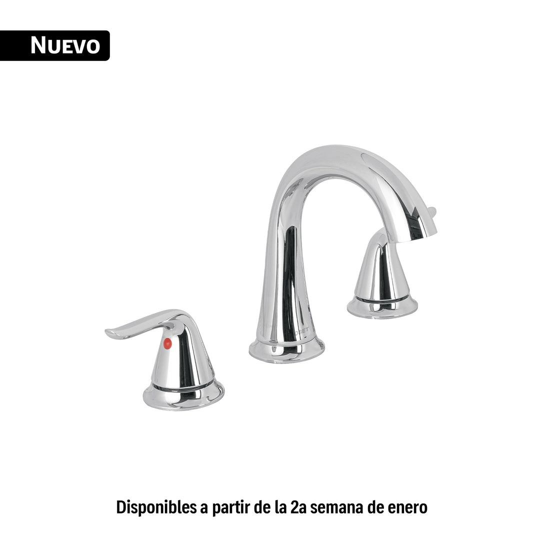 AEM-92 Mezcladora lavabo taladros separados, cromo, FOSET AERO
