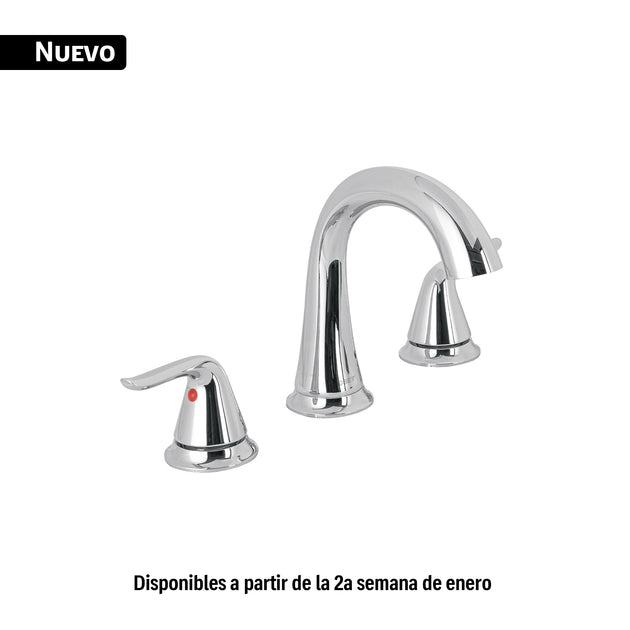 AEM-92 Mezcladora lavabo taladros separados, cromo, FOSET AERO