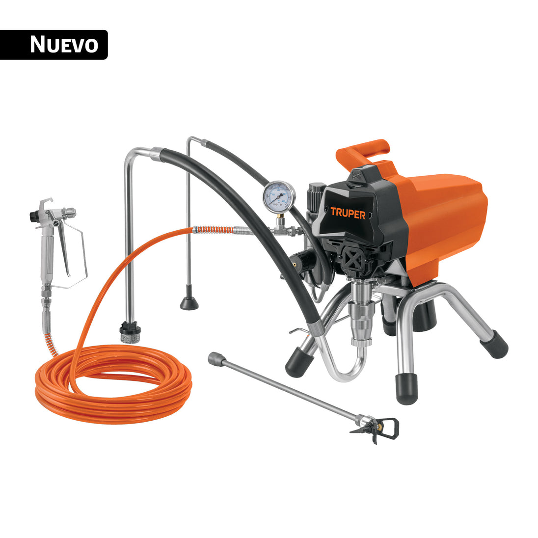Pistola Airless Truper AIR-22 2 L/min | Manguera 15m Incluida