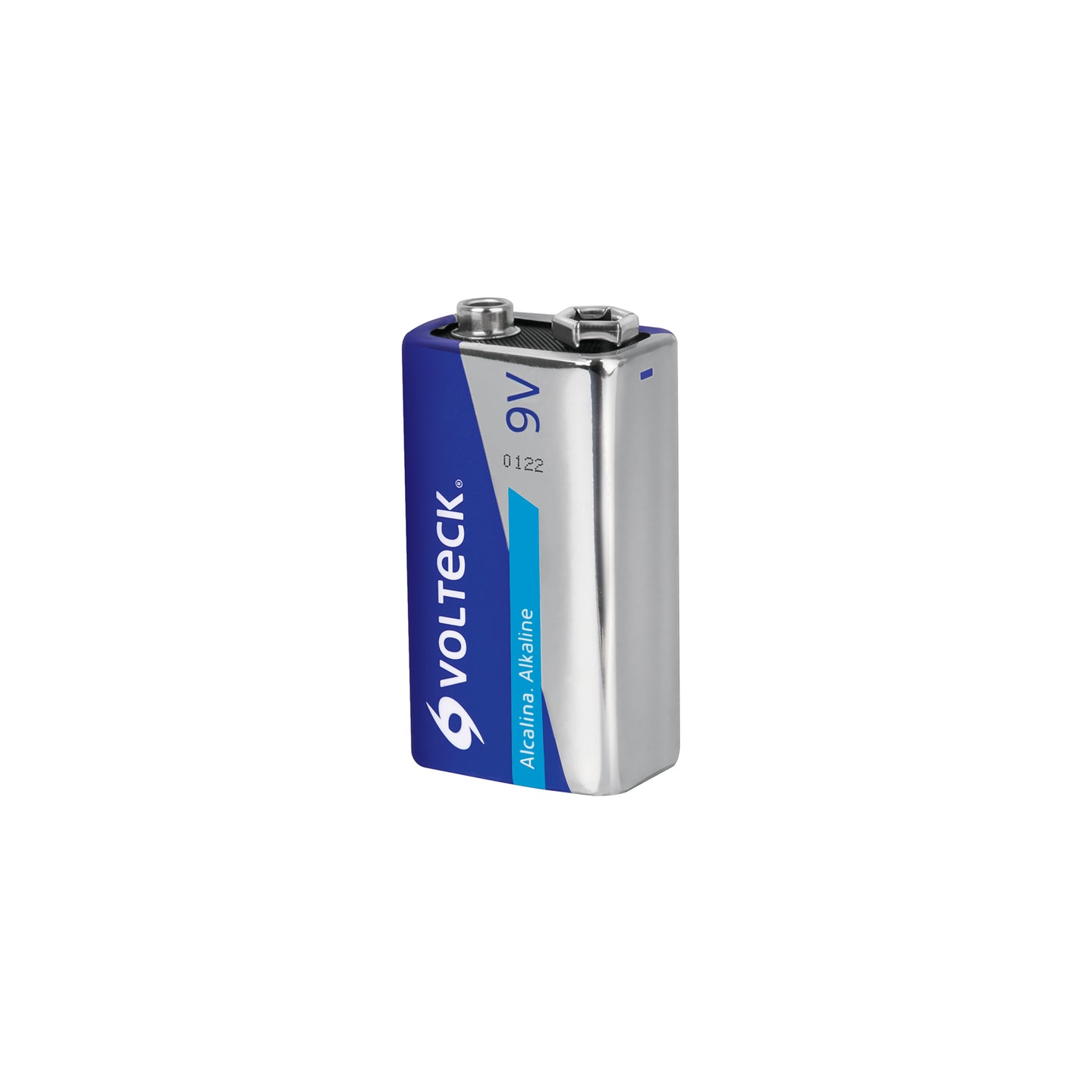 AL-9V Blíster con 1 pila alcalina 9V, VOLTECK