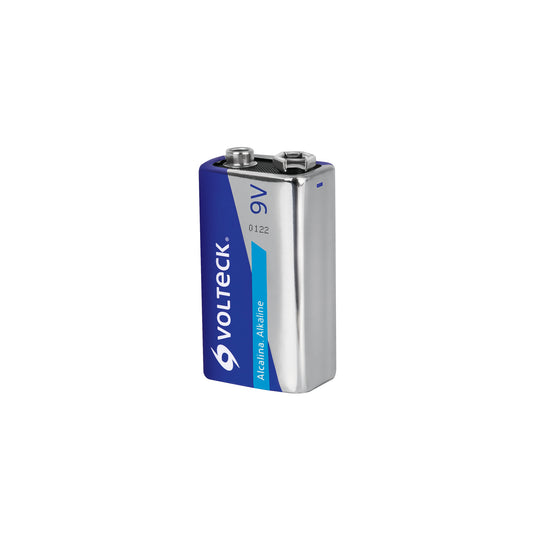 AL-9V Blíster con 1 pila alcalina 9V, VOLTECK