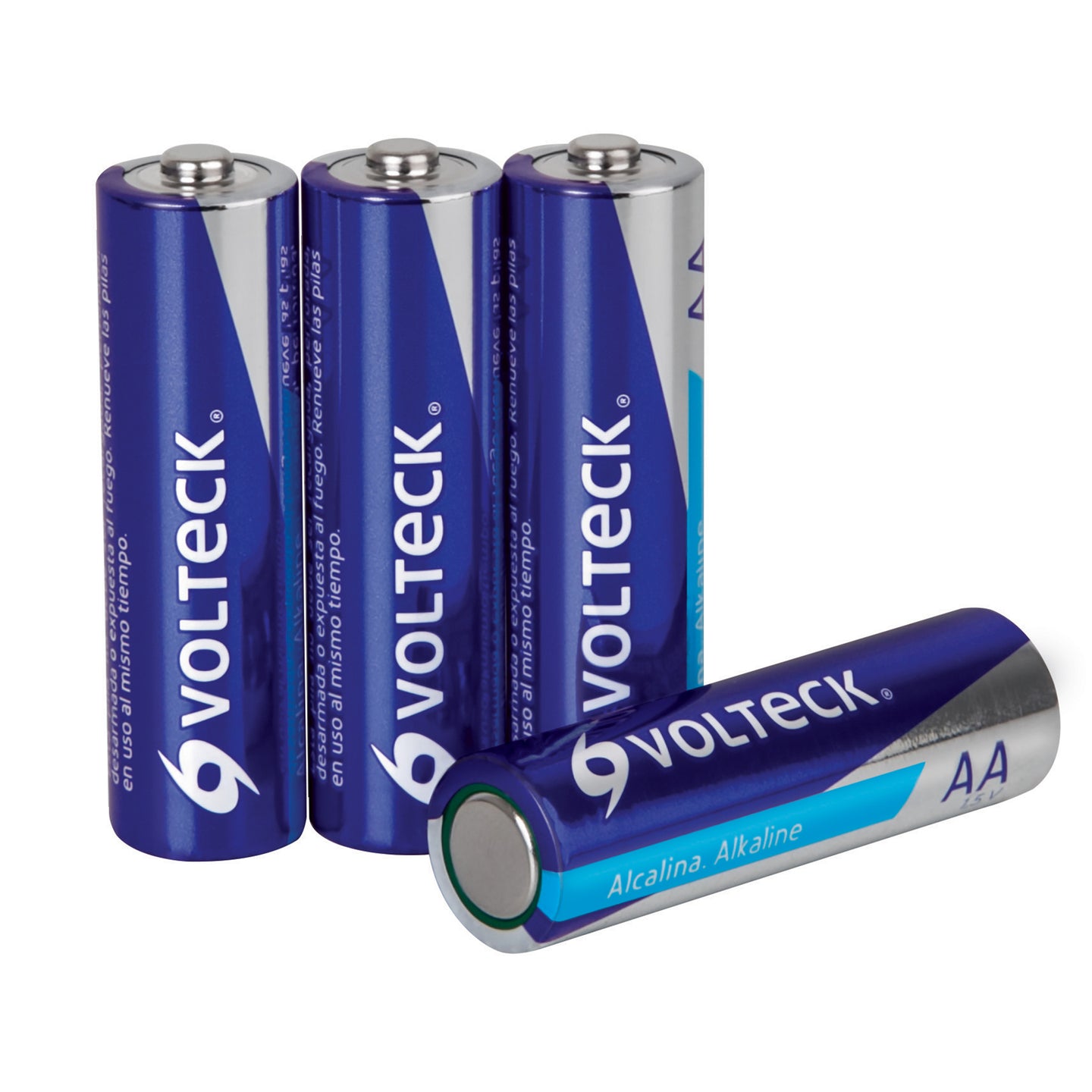 AL-AA Blíster con 4 pilas alcalinas AA, VOLTECK
