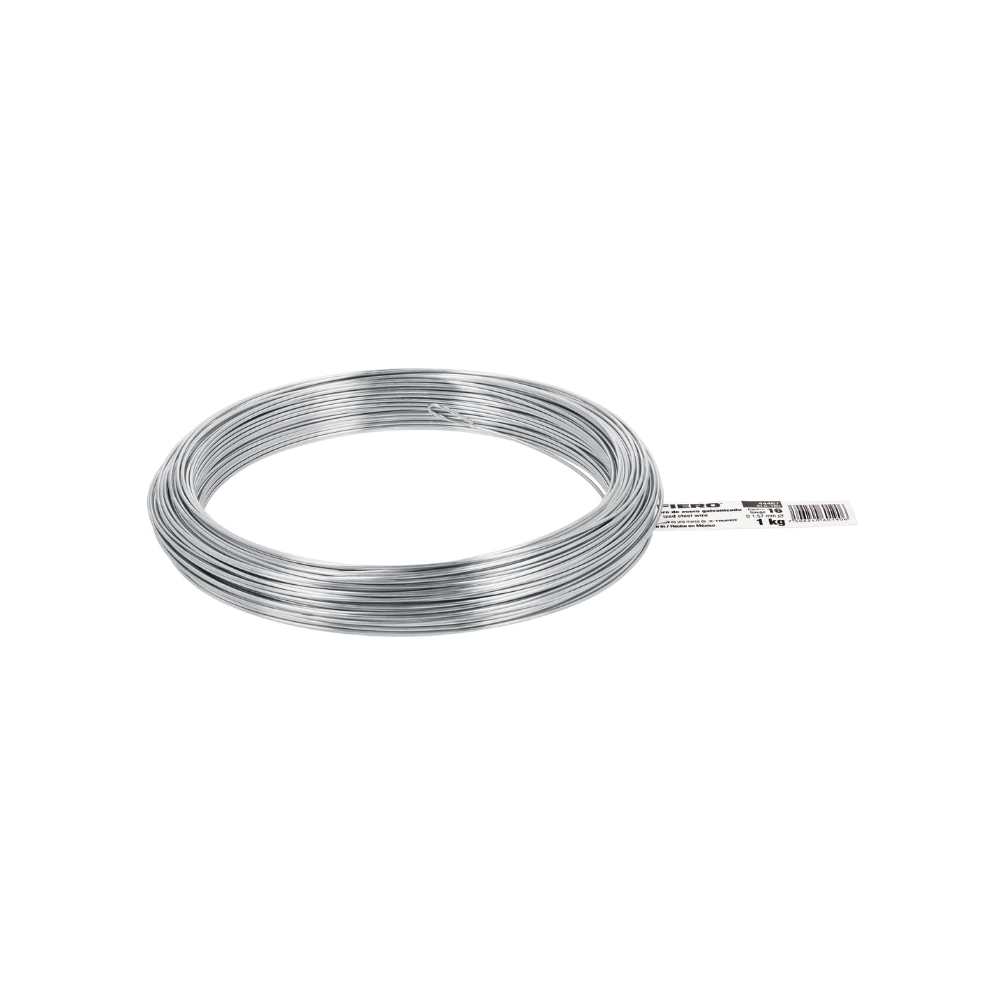 ALG-160 Kilo de alambre galvanizado, calibre 16, Fiero