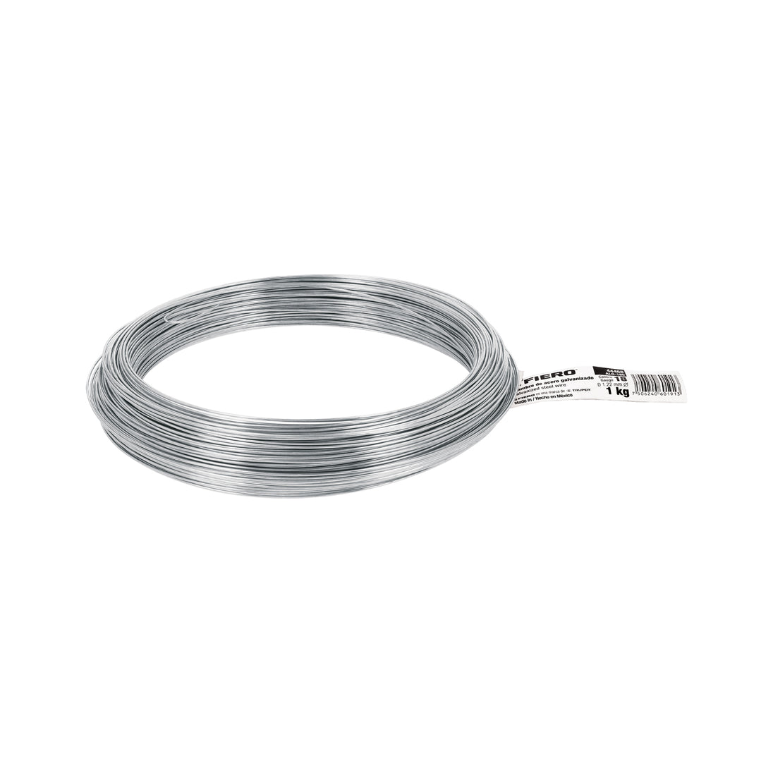 ALG-180 Kilo de alambre galvanizado, calibre 18, FIERO