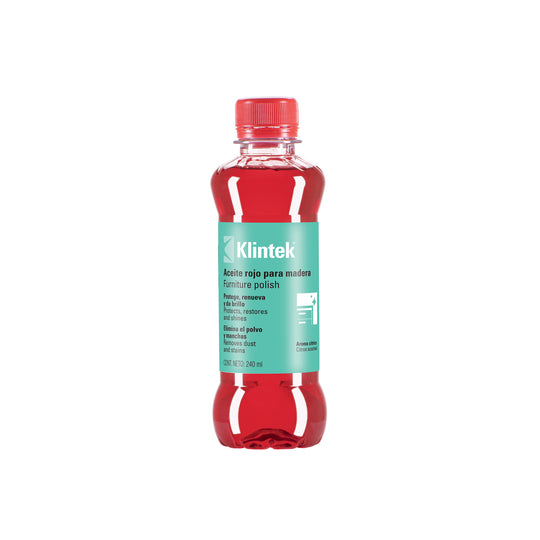 AMU-24 Aceite rojo para muebles, 240 ml, KLINTEK