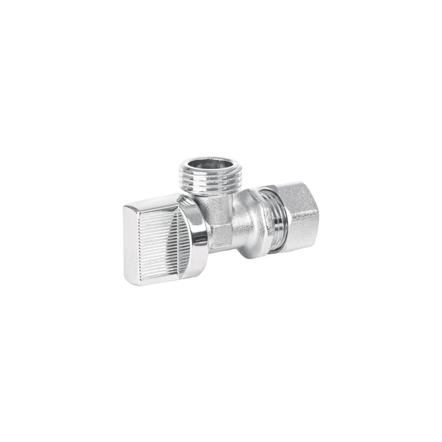 ANG-01BP Llave angular 1/2", 1/4 de vuelta, barrilito, BASIC