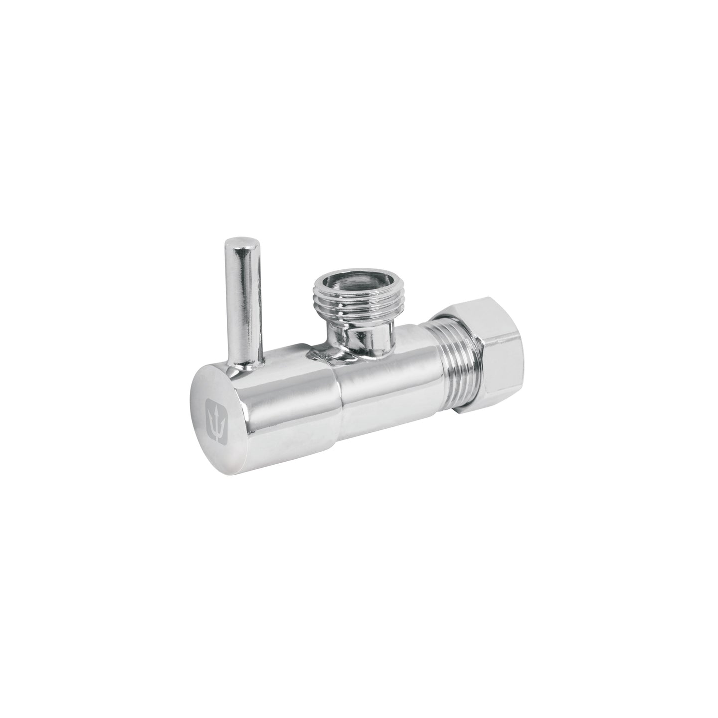 ANG-04BL Llave angular 1/2",1/4 de vuelta, barrilito, maneral palanca