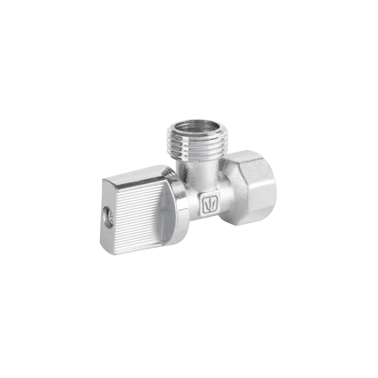 ANG-07 Llave angular 1/2", 1/4 de vuelta, roscable, BASIC