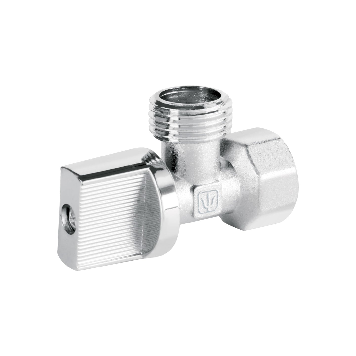 ANG-07BL Llave angular 1/2", 1/4 de vuelta, roscable, blíster, BASIC