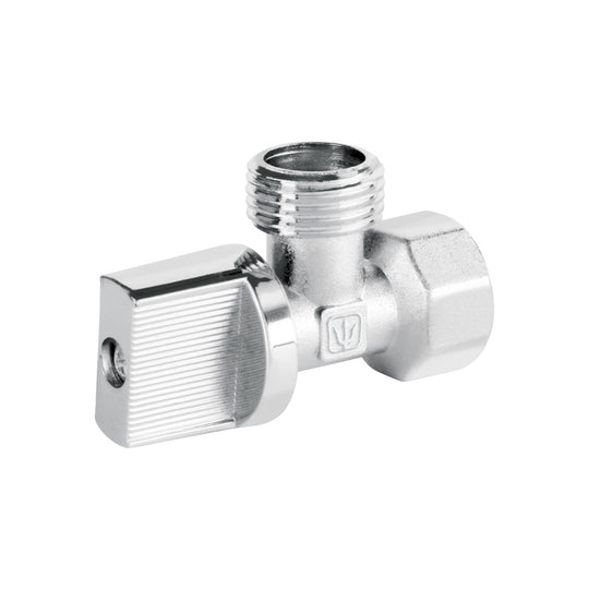 ANG-07BL Llave angular 1/2", 1/4 de vuelta, roscable, blíster, BASIC