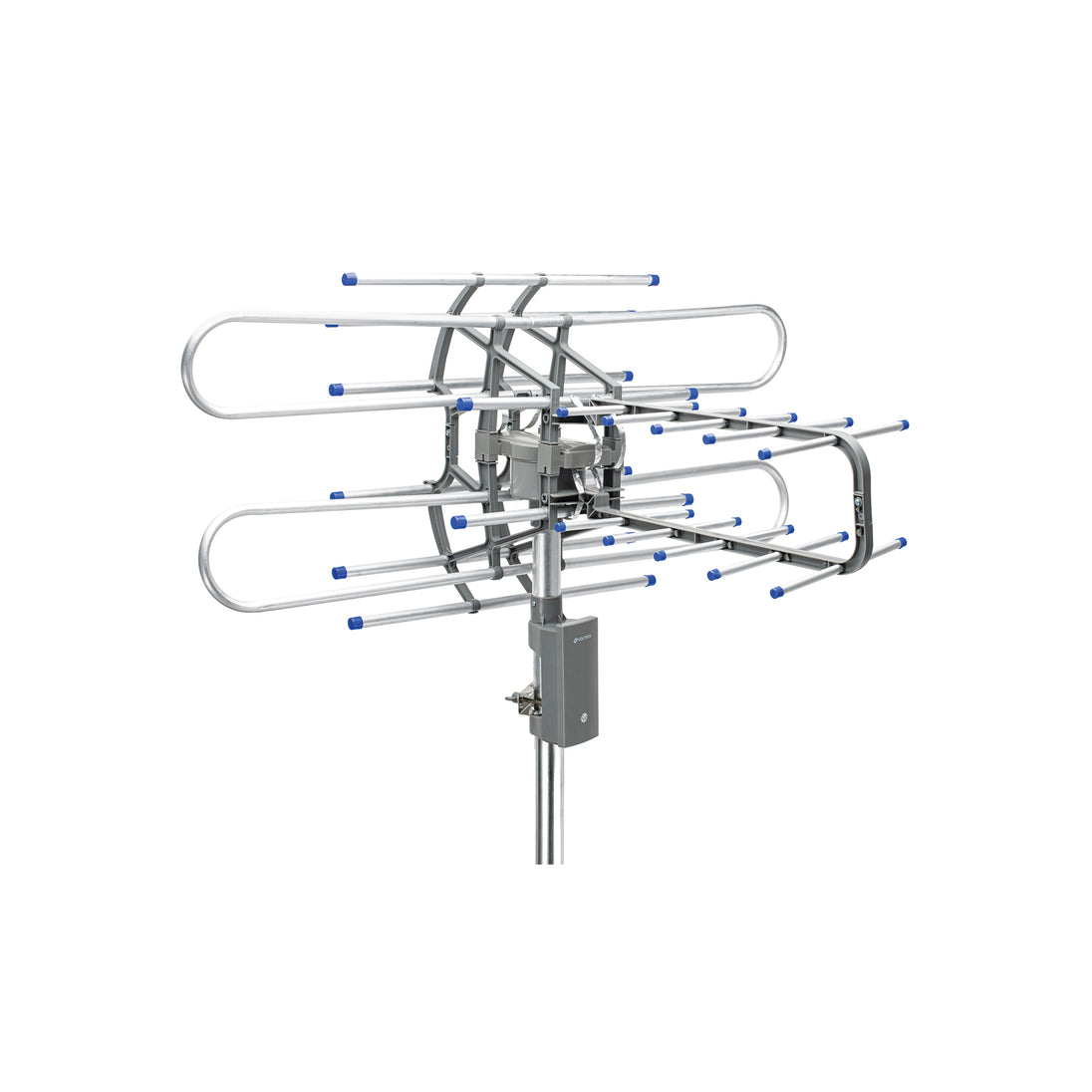 ANGI-360 Antena aérea para TV HD, giratoria 360° con control, Volteck