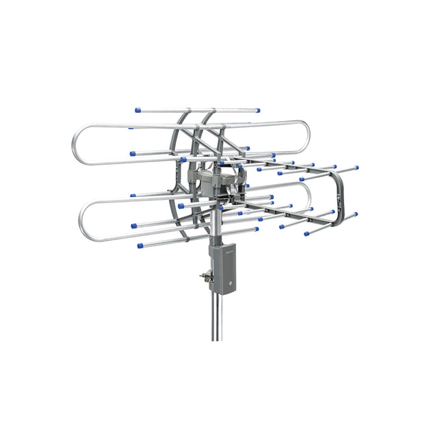 ANGI-360 Antena aérea para TV HD, giratoria 360° con control, Volteck
