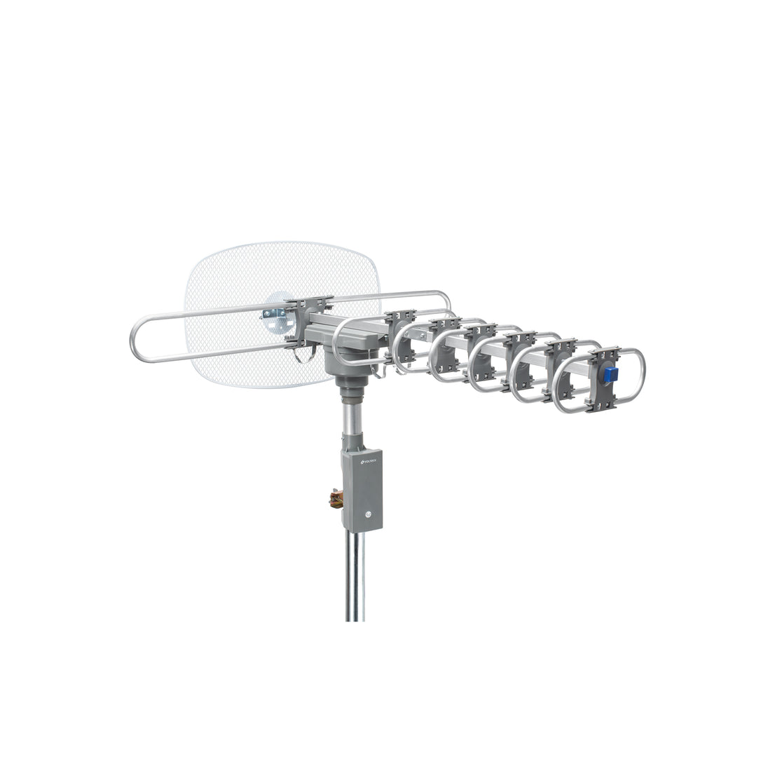 ANGI-360B Antena aérea para TV HD, giratoria 360° con control y cable