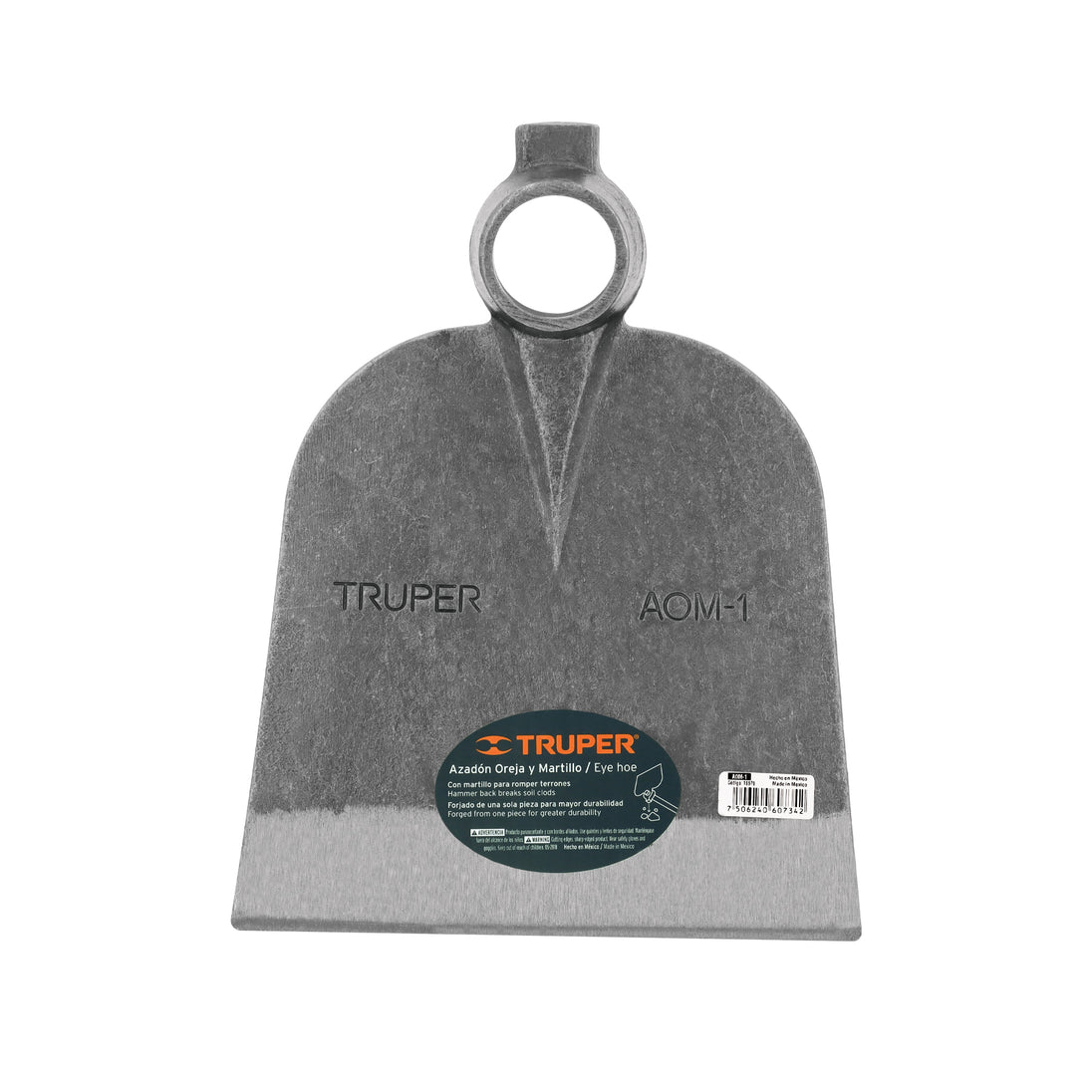 AOM-1 Azadón oreja y martillo No. 1 de 2.6 lb, sin mango, TRUPER