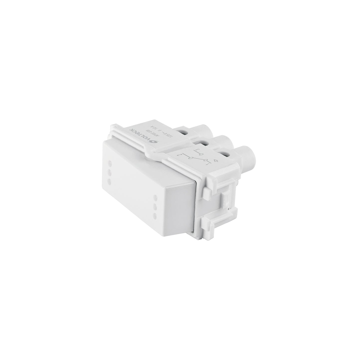 APSE-EIB Interruptor de 3 vías, línea Italiana, color blanco