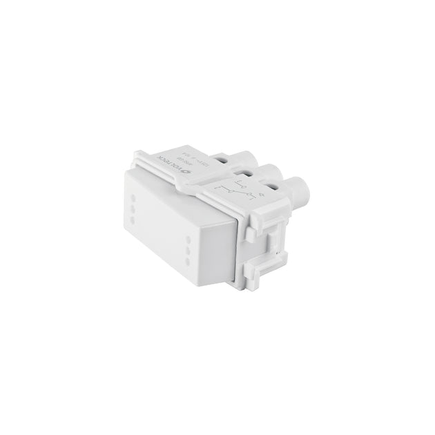 APSE-EIB Interruptor de 3 vías, línea Italiana, color blanco