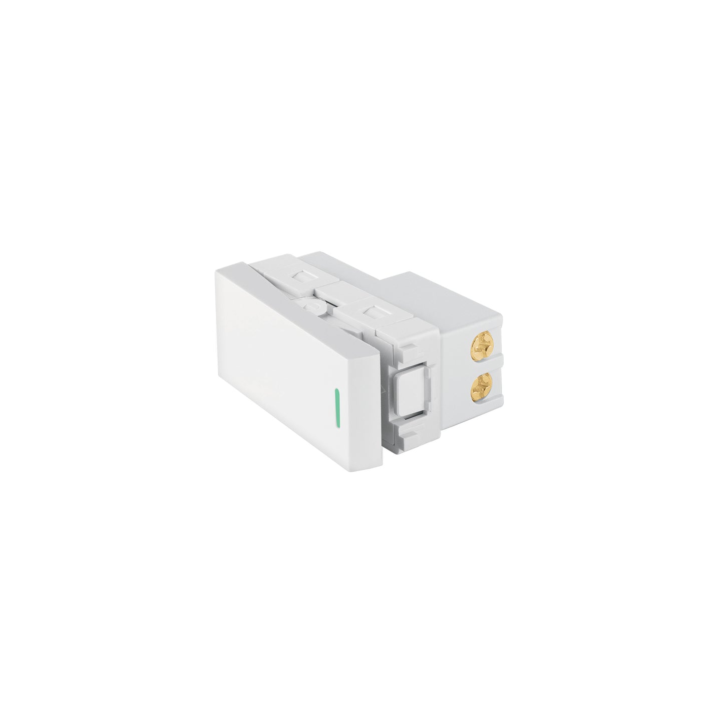 APSE-LB Interruptor sencillo blanco de 1 módulo, línea Lisboa