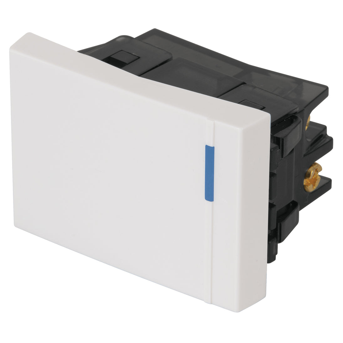 APSE15-EEB Interruptor de 3 vías, 1.5 módulos, línea Española, blanco