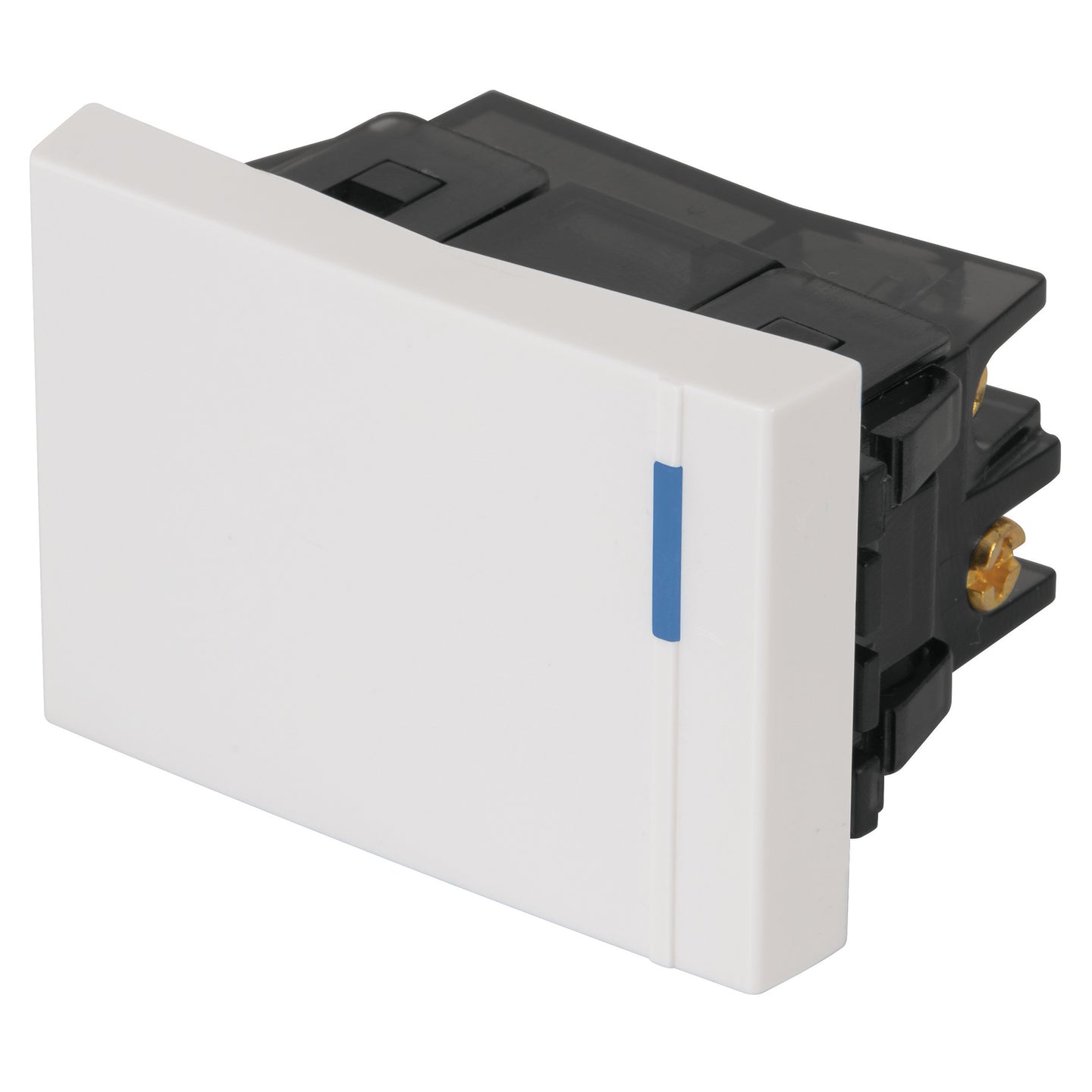 APSE15-EEB Interruptor de 3 vías, 1.5 módulos, línea Española, blanco