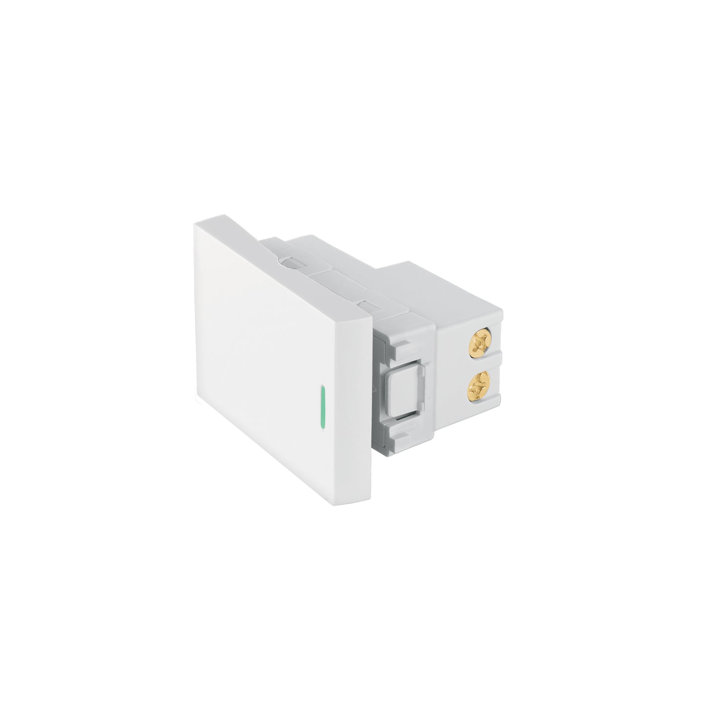 APSE15-ELB Interruptor de 3 vías blanco de 1.5 módulos, línea Lisboa