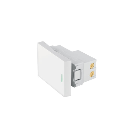 APSE15-ELB Interruptor de 3 vías blanco de 1.5 módulos, línea Lisboa