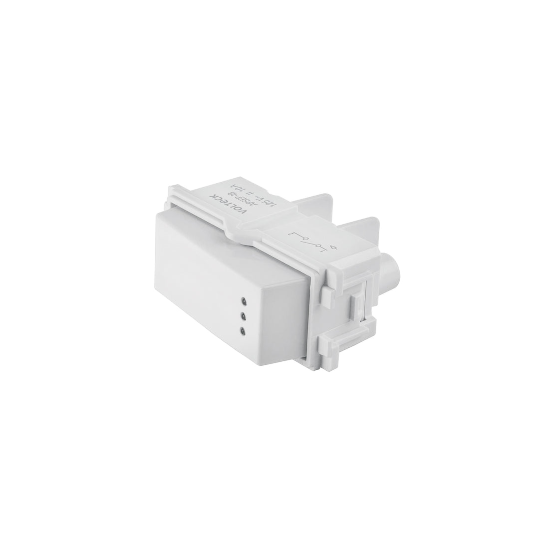 APSEP-IB Interruptor sencillo con luz piloto, línea Italiana, blanco