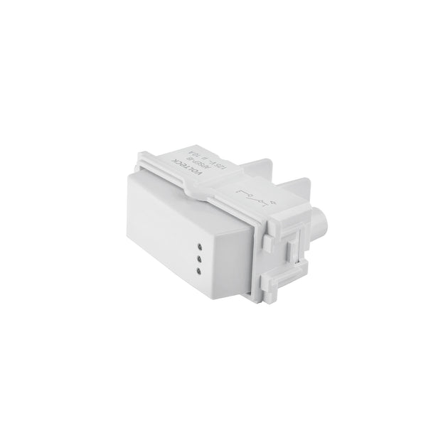 APSEP-IB Interruptor sencillo con luz piloto, línea Italiana, blanco