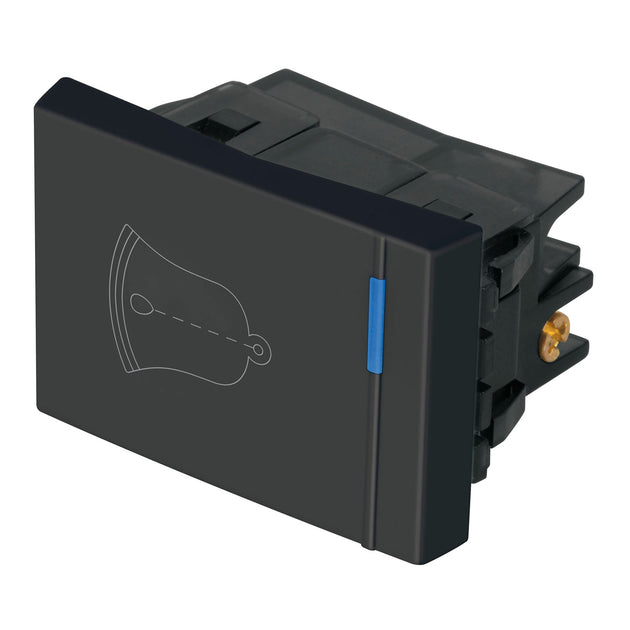 APTI15-EN Interruptor para timbre, 1.5 módulos, línea Española, negro