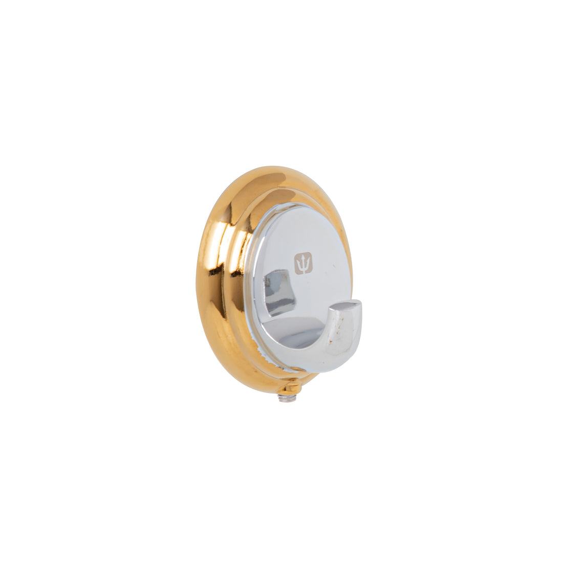 AQA-83G Gancho sencillo para toallas, cromo-oro, FOSET AQUA